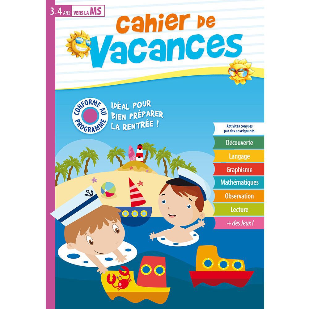 Cahier de vacances