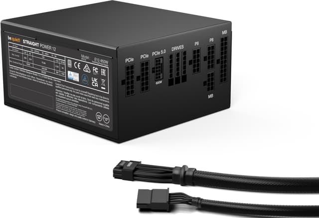 be quiet! Straight Power 12 strømforsyningsenhed (850W)