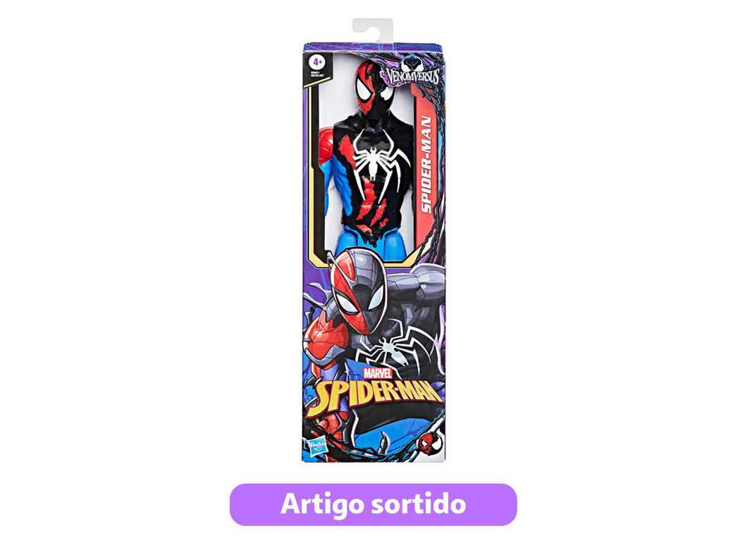 FIGURA VENOMVERSUS HOMEM-ARANHA 30CM MODELOS SORTIDOS