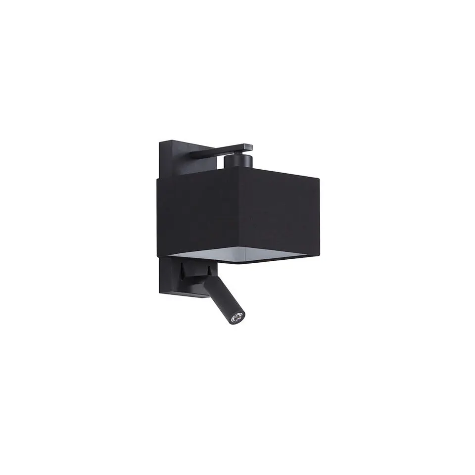 Qazqa wandlampen puglia zwart e27