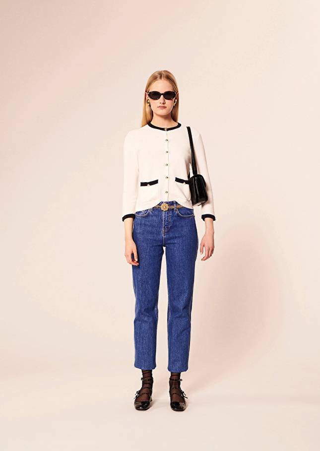 Gilet Georginaécru en coton
