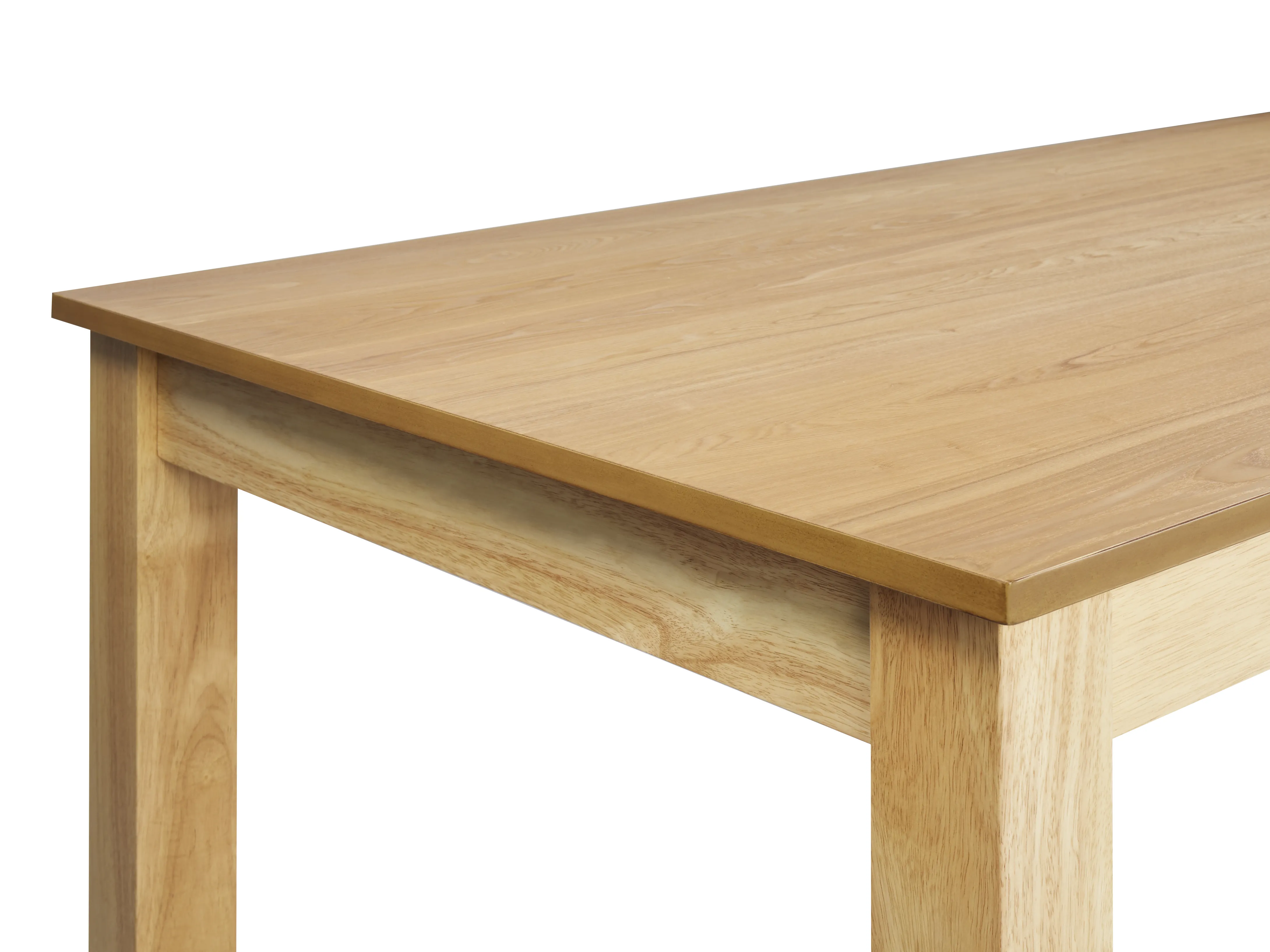 Eettafel uitschuifbaar MADURA Natuurlijk essenhout 90 cm 160/240 cm