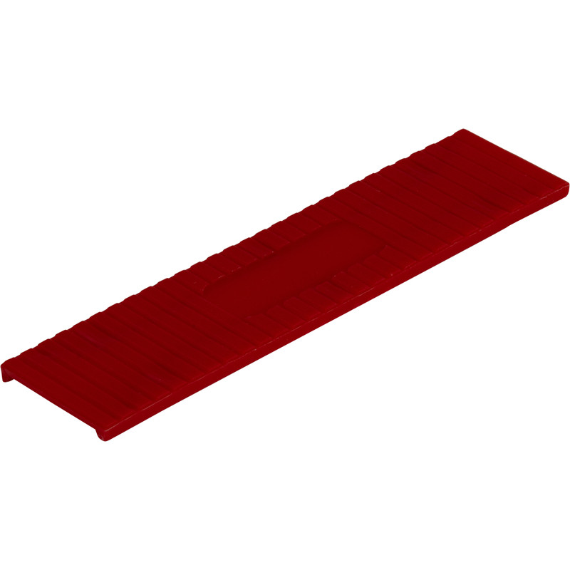 Kunststof tunnelblokje 24x3mm Rood