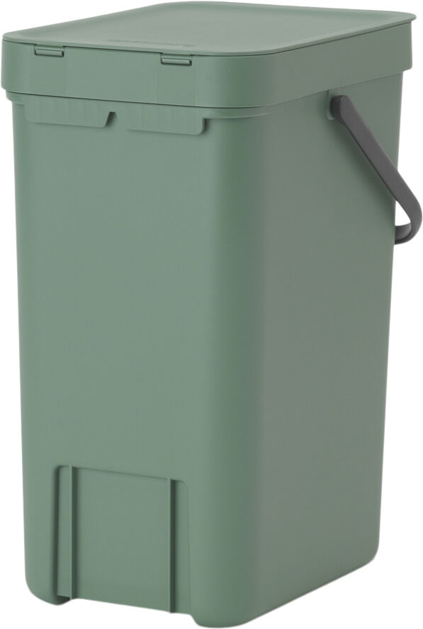 Brabantia Affaldsspand m/låg sort.kon. 12 ltr Fir green