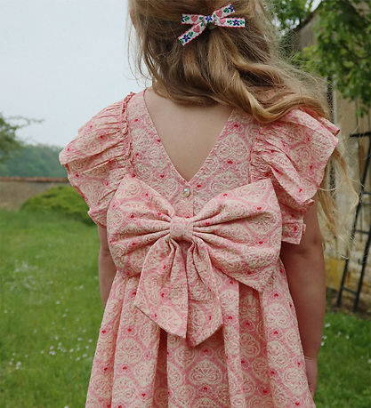 Konges Sløjd Kleid - Ava Bow - Spitzen Pink
