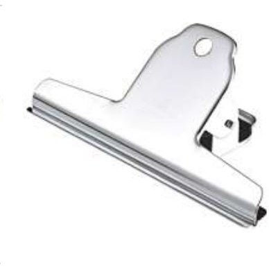 Pince à dessin 'spring clip', métal, largeur: 144 mm
