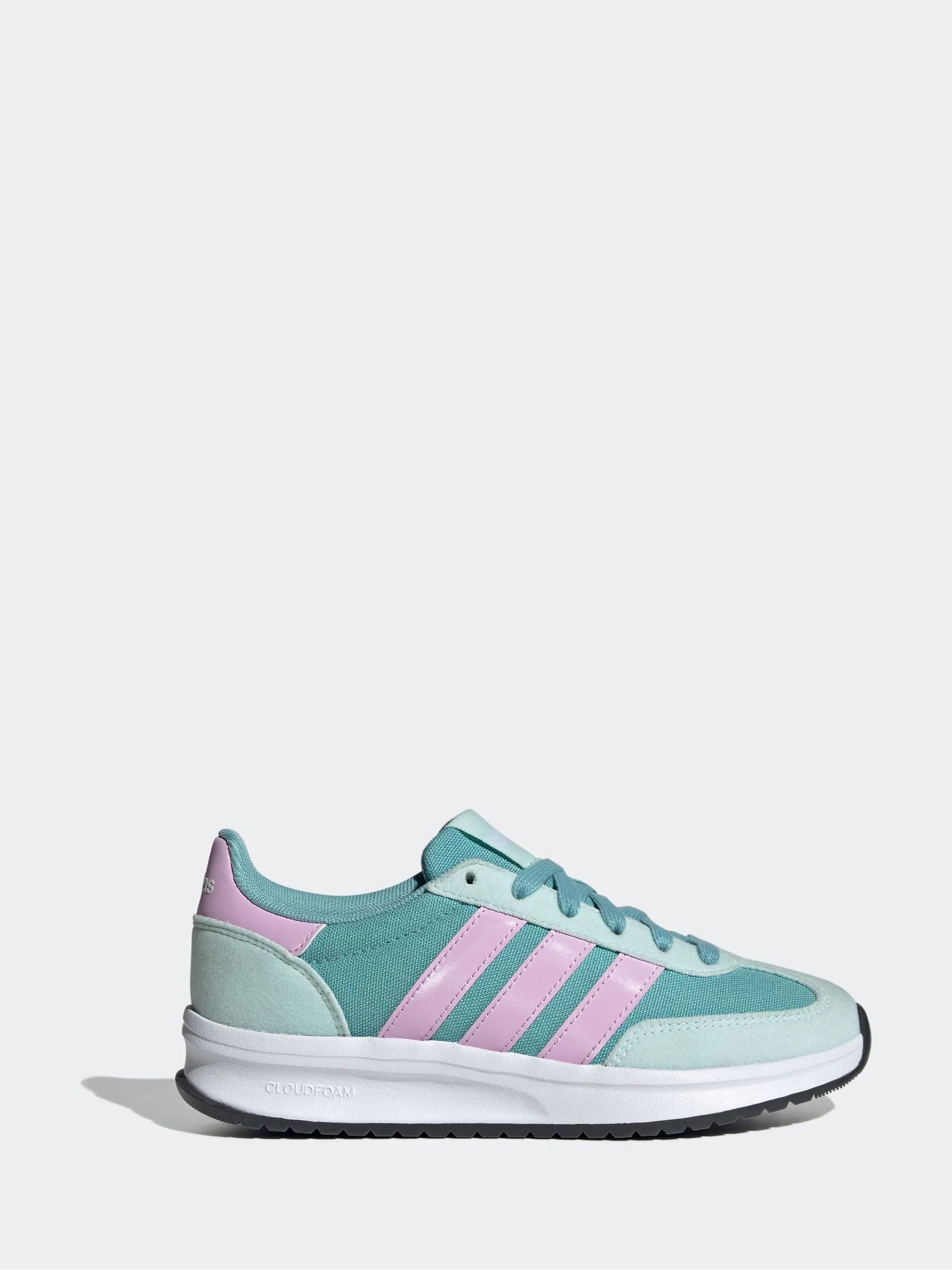 Mintgroen/lila - adidas Run 70s 2.0 Lace Junior Trainers