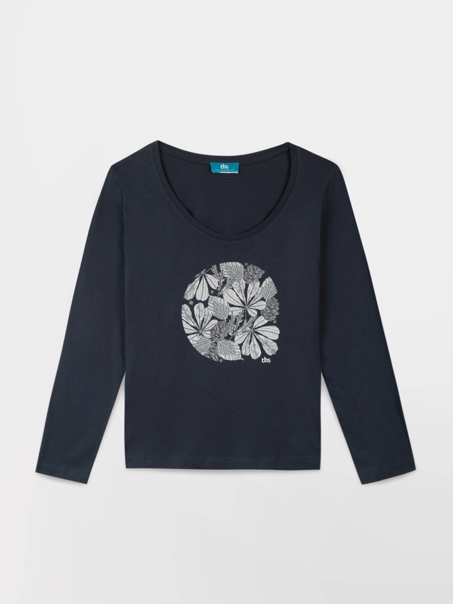 Tee Shirt Femme Manches Longues Marine