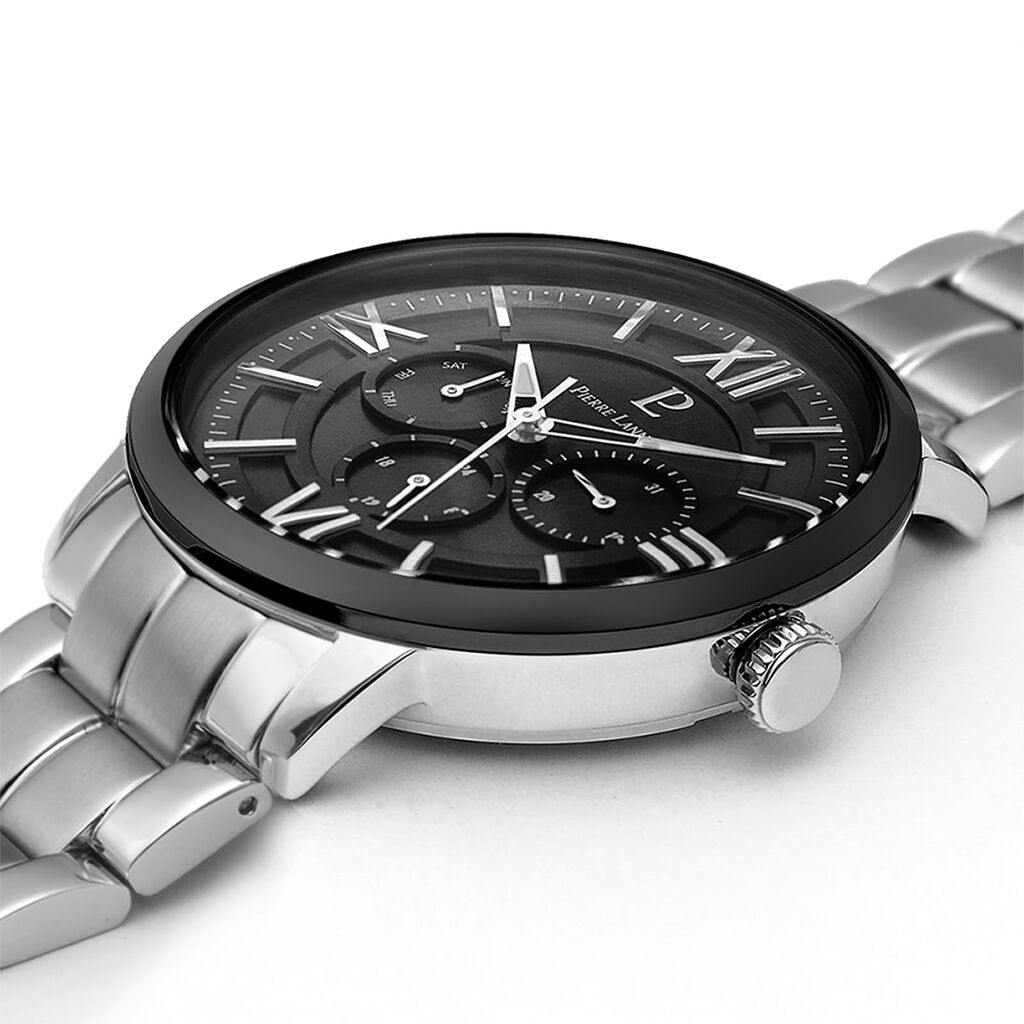 Montre Pierre Lannier Collection Beaucour Noir