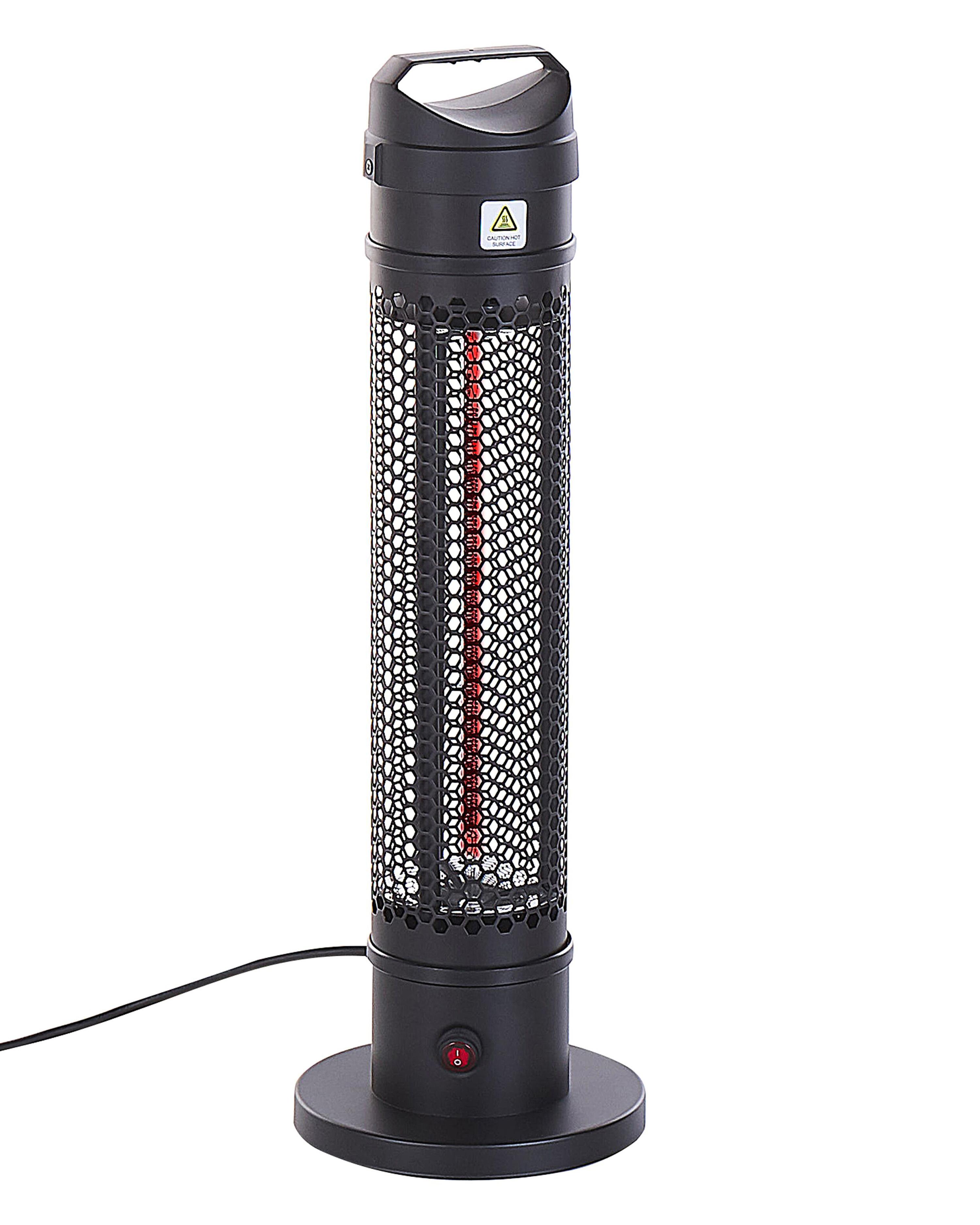 Vrijstaande infrarood terrasverwarming KRAKATOA 1000 W Zwart