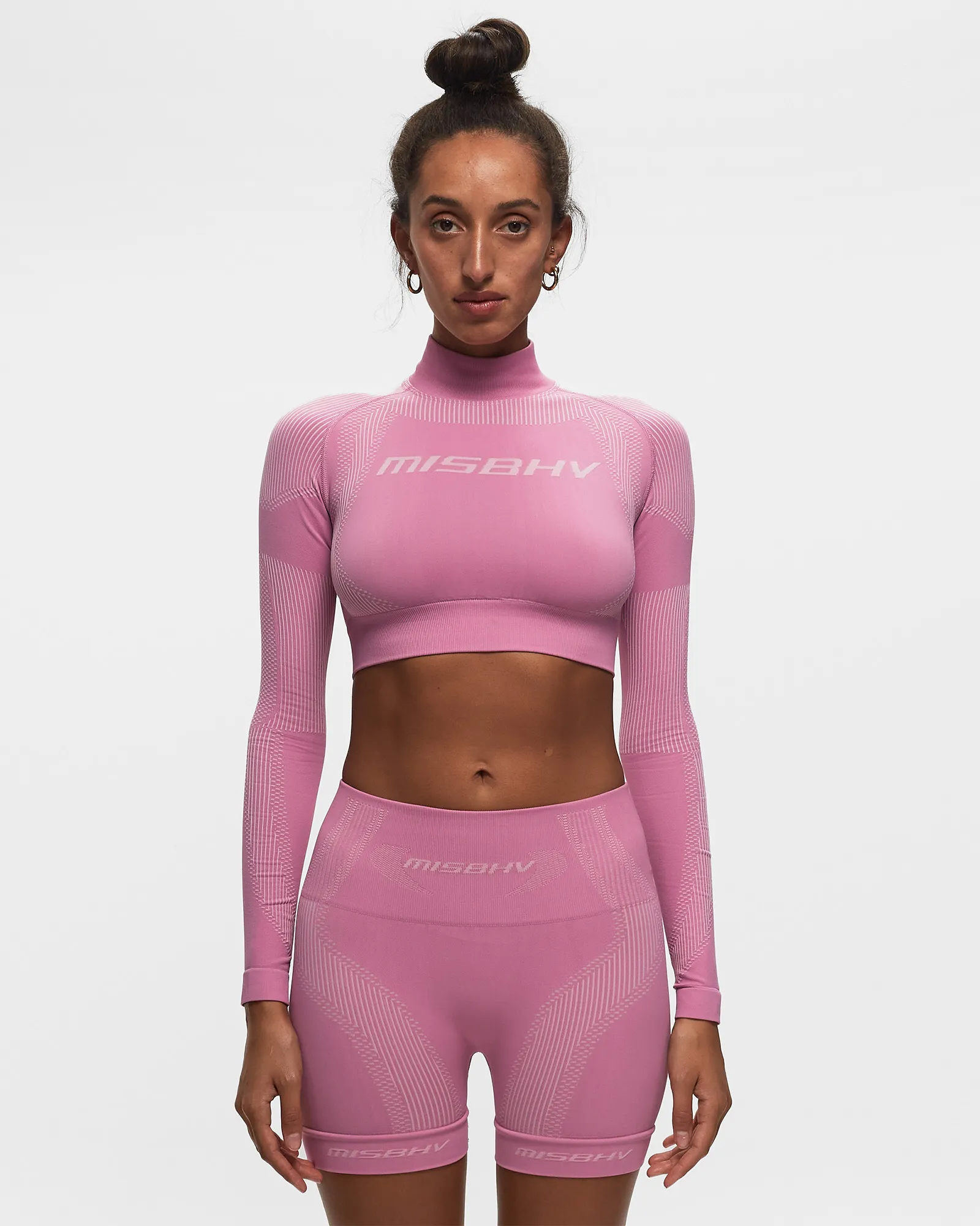 MISBHV SPORT CROPPED LONGSLEEVE BUBBLEGUM