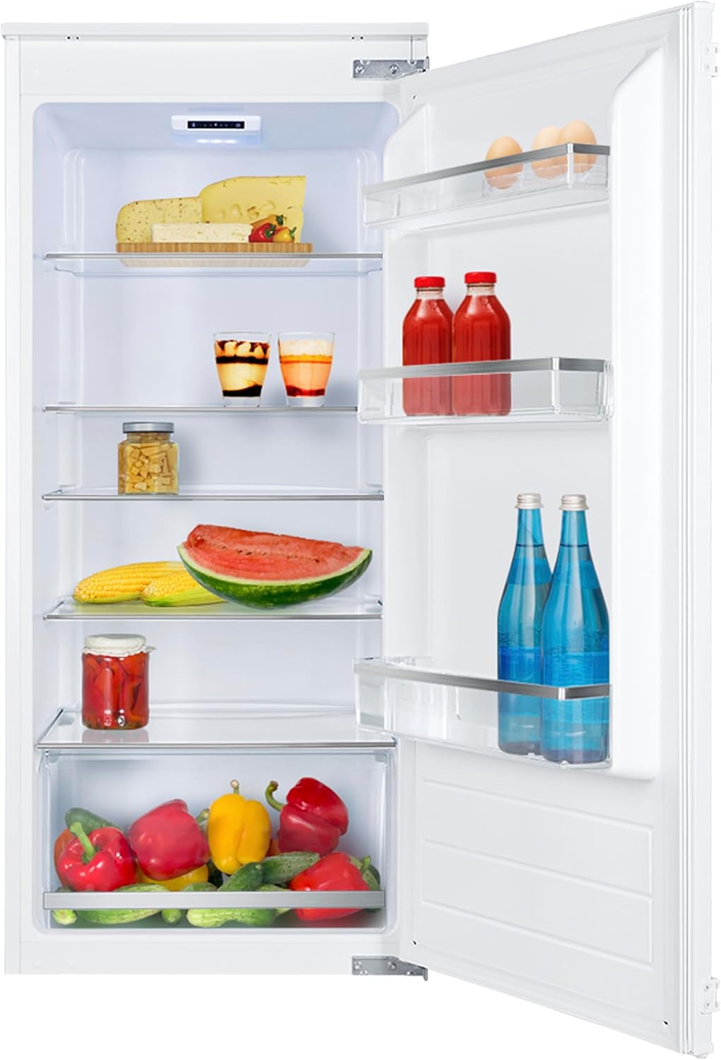 Amica EVKSS 352 221 / Vollraum-Kühlschrank / 1220 mm Nische/Schlepptür-Technik/elektronische Steuerung/Inverter-Motor