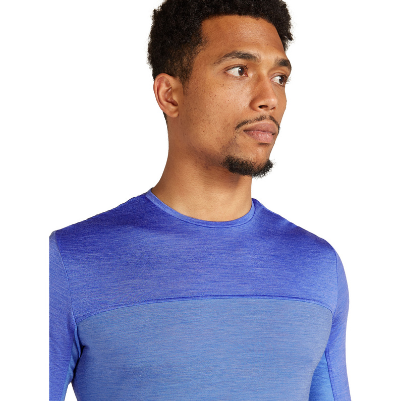 Icebreaker Herren 125 Cool-Lite Sphere Colour Black Longsleeve