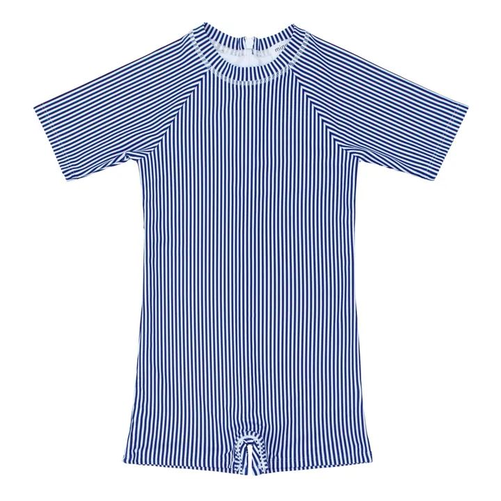 Minnow Combishort Anti-UV Rayé | Bleu marine