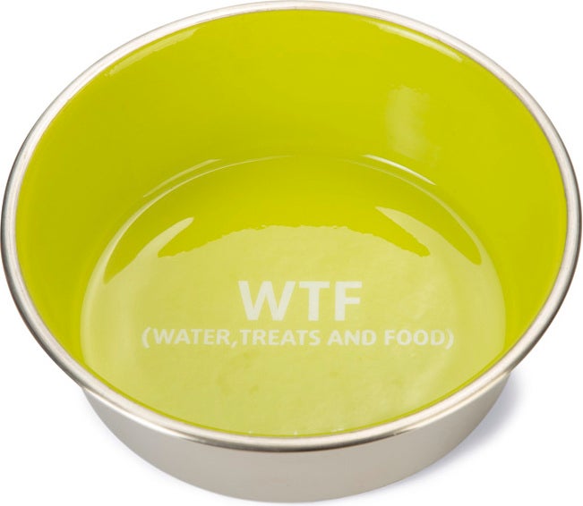 Beeztees hondenvoer of -drinkbak WTF groen 1900 ml D 20 H 6 cm