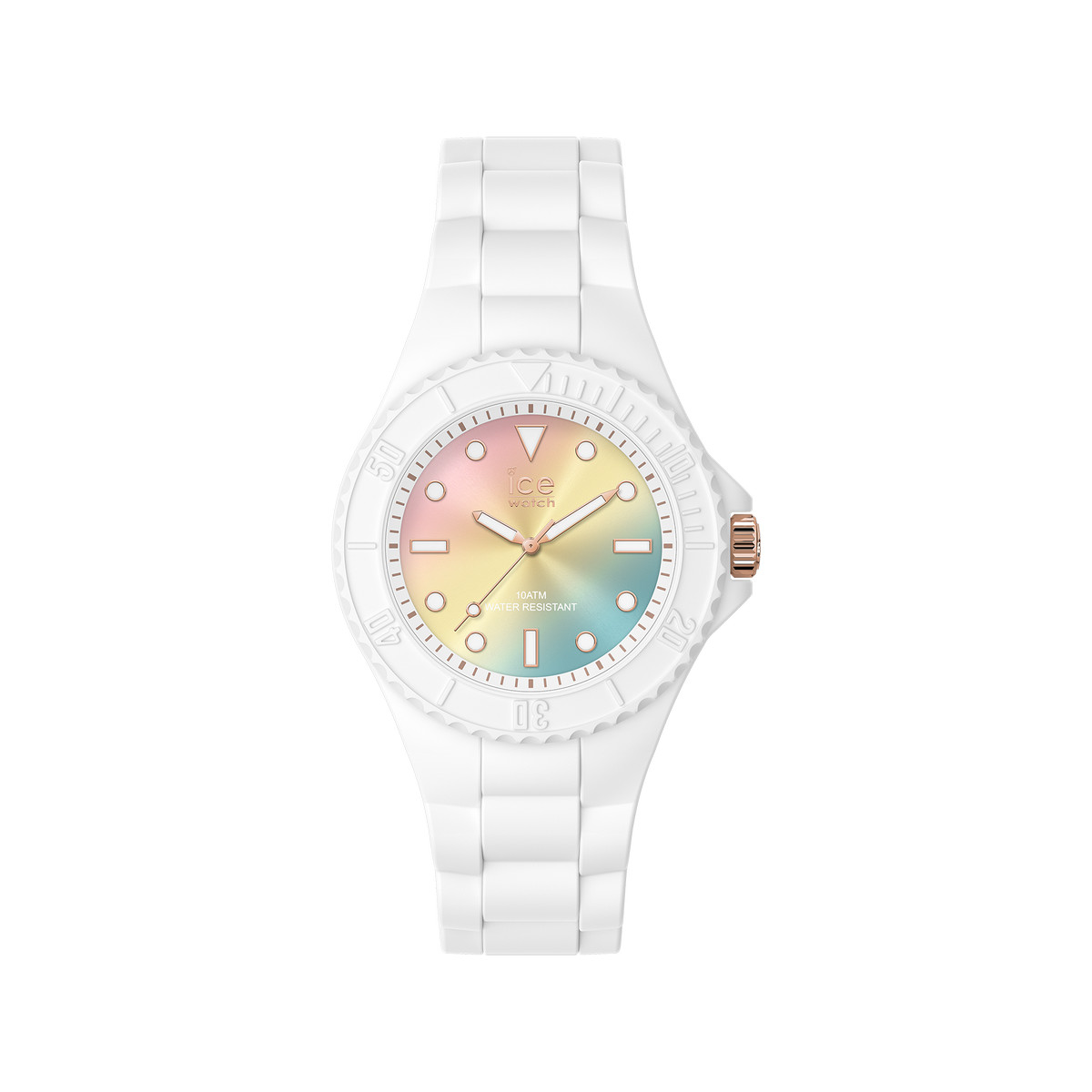 Montre Ice Watch small femme plastique silicone blanc