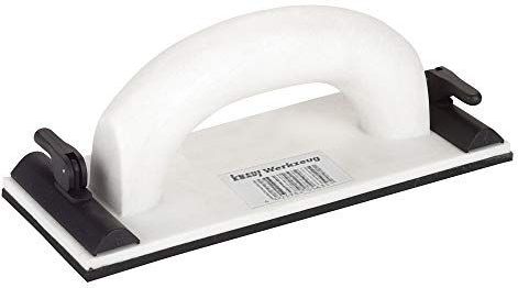 Knauf Handschuurmachine voor gipsplaat - gipsplaatschuurmachine voor het gladstrijken en schuren van gipsplaten en gipsplaatwanden, 24 cm x 8 cm, met vervangbaar slijpraster