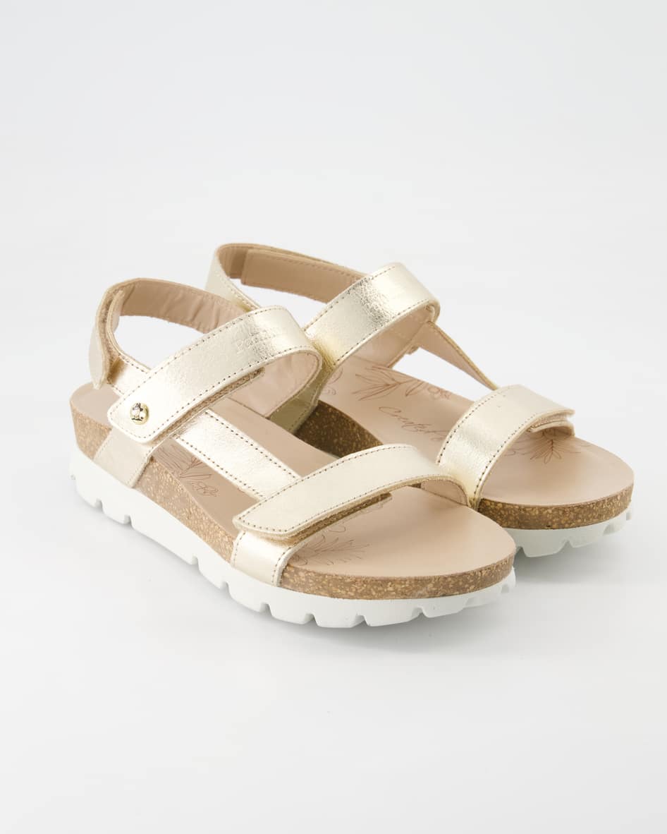 Panama Jack Selma Shine B1 Sandalen in Gold