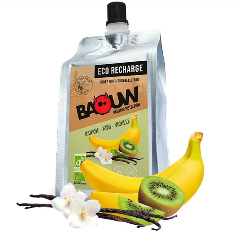 Éco-recharge XXL Banane-Kiwi-Vanille - Compote énergétique