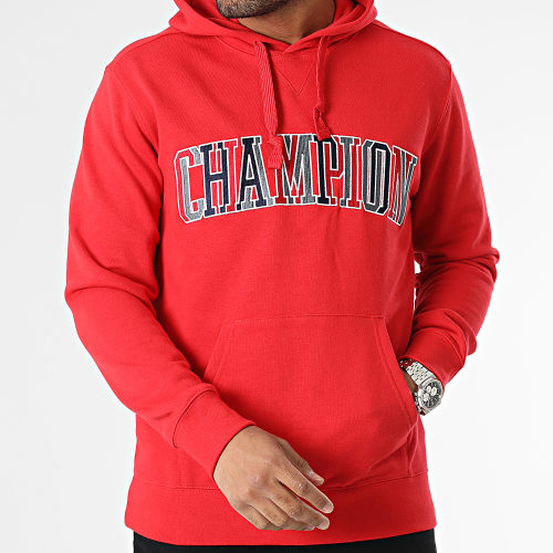 Sweat Capuche 218508 Rouge