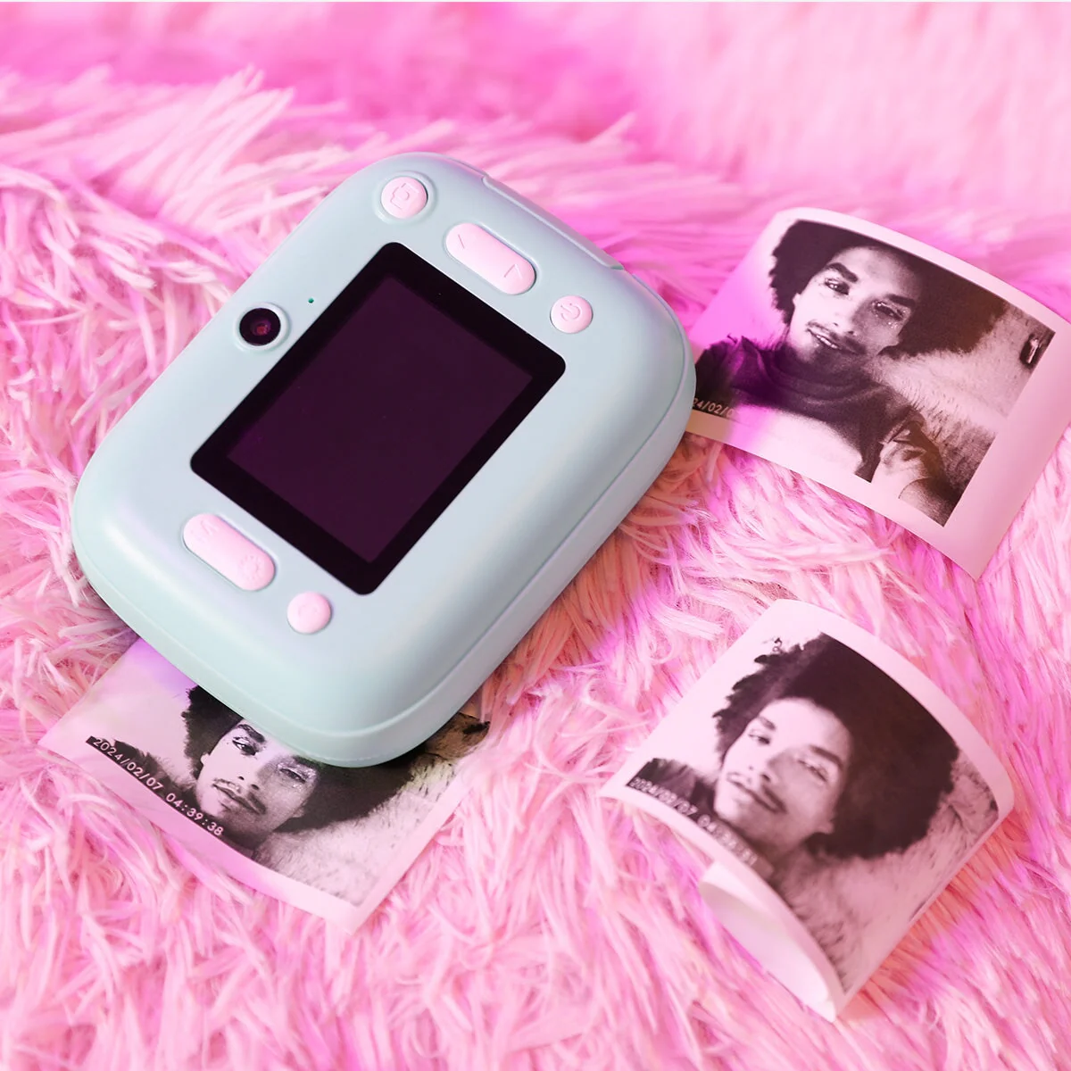 Kamera med printer