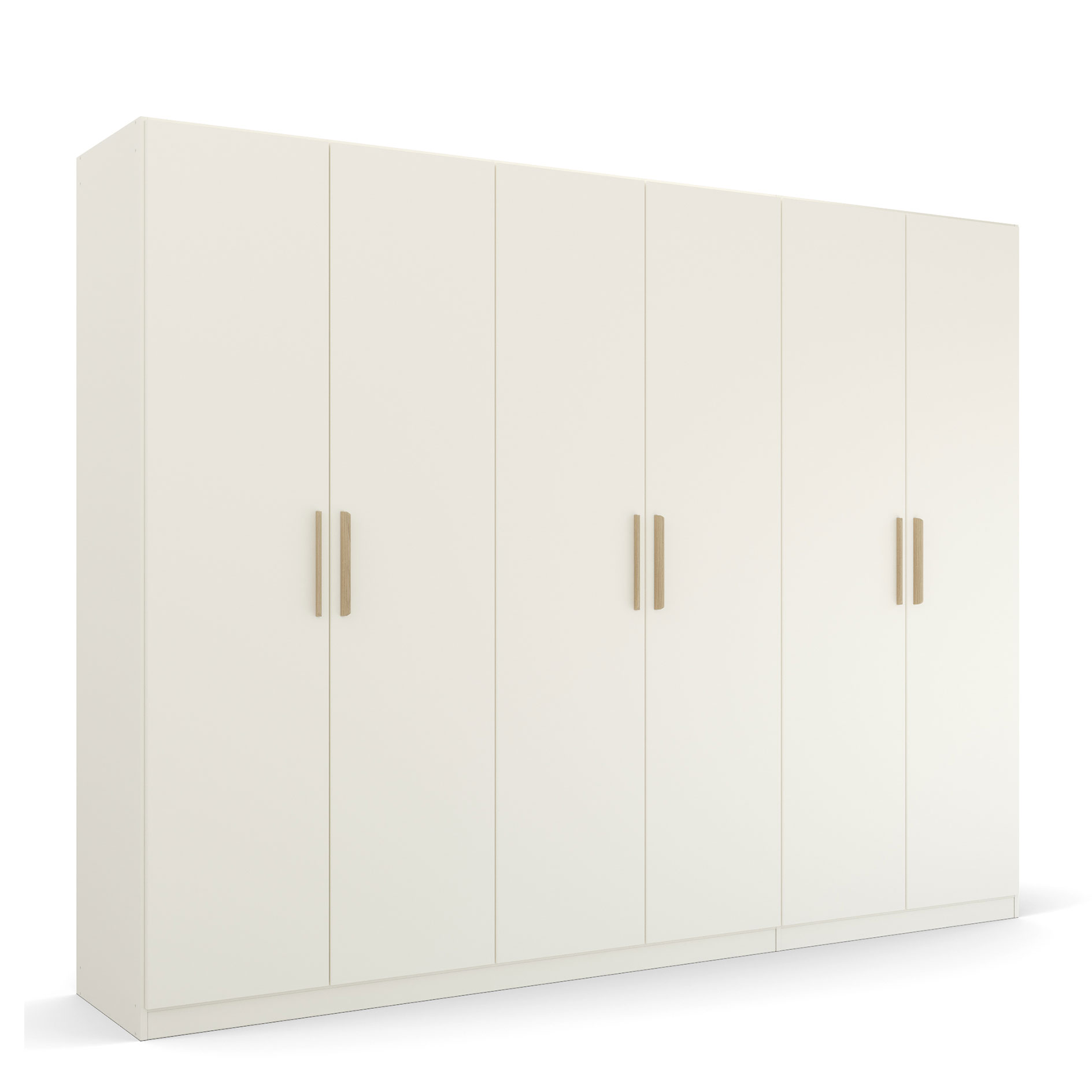 Drehtürenschrank - alpinweiß - 271 cm