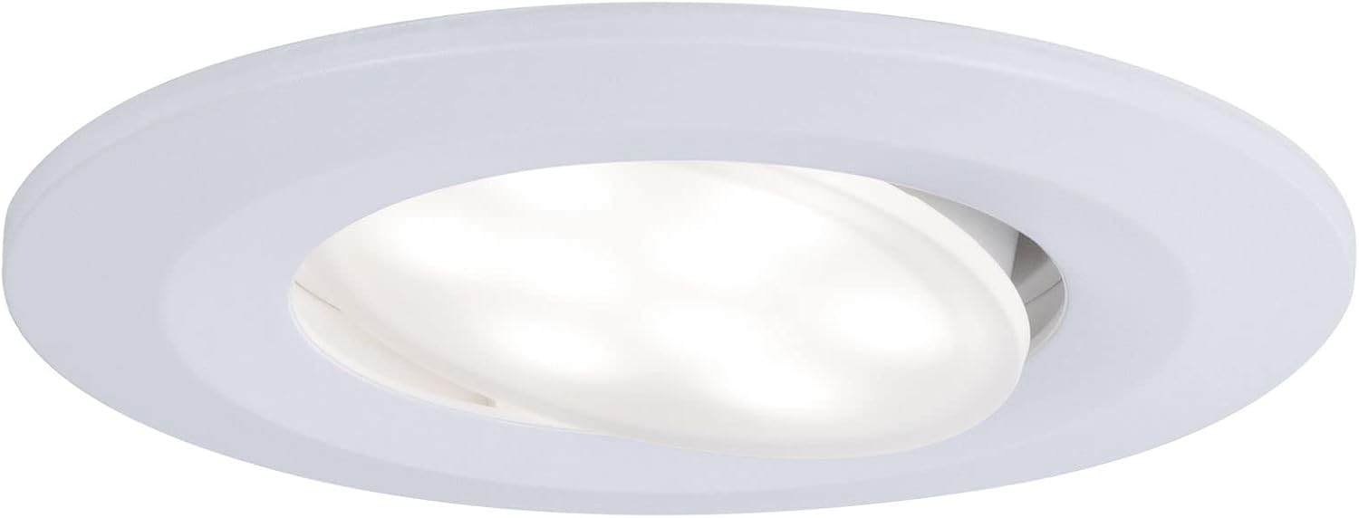 Paulmann 99922 Einbauleuchte LED Calla rund 10x6W Weiß matt schwenkbar