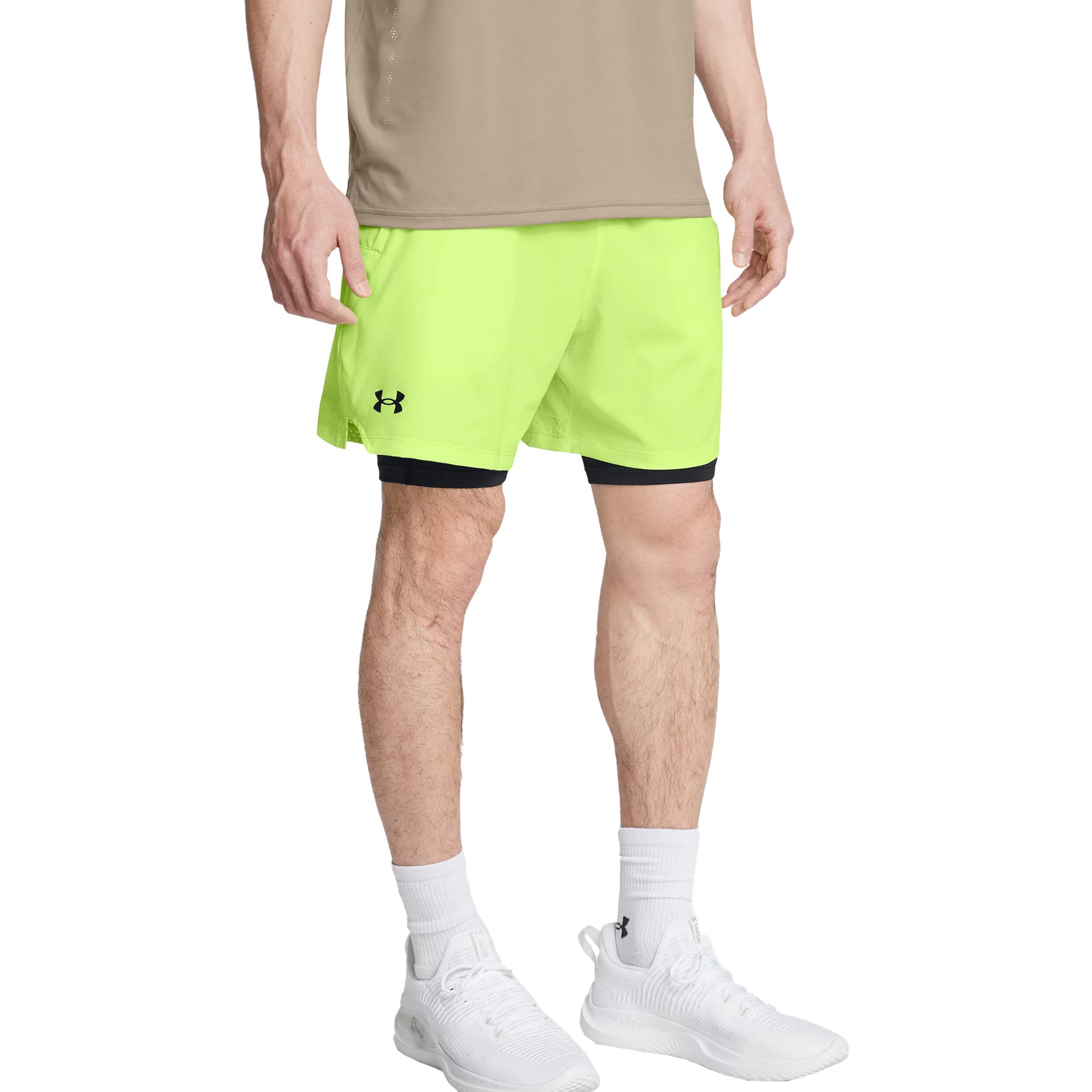 Under Armour Vanish Woven 2in1 Shorts Hommes - Vert