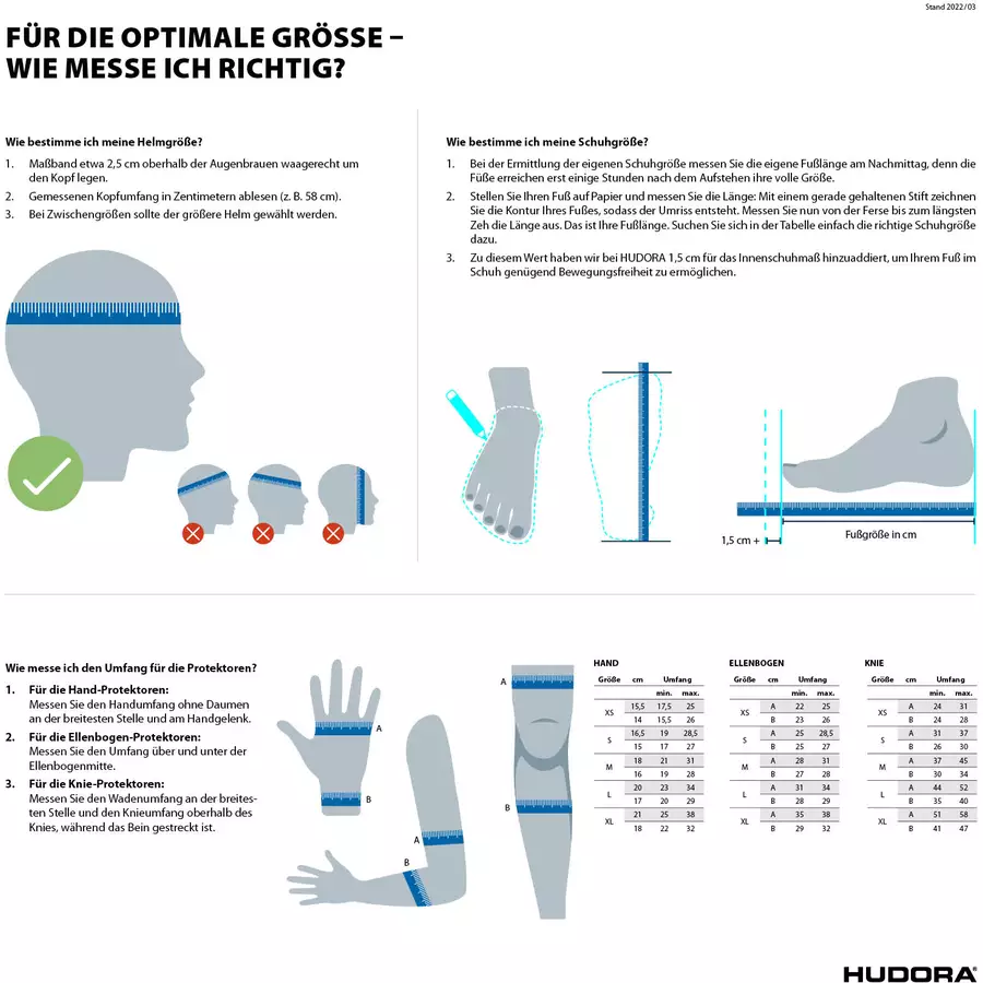 HUDORA® Biomechanisches Protektoren Set Comfort rosa