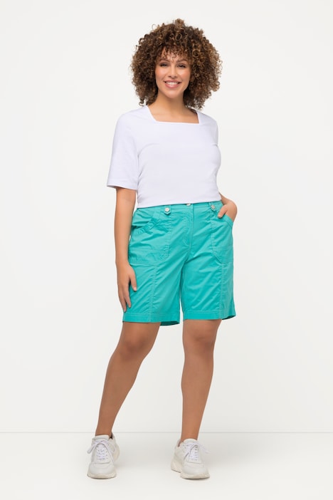 Cargo-Bermuda, Komfortbund, 4-Pocket-Schnitt