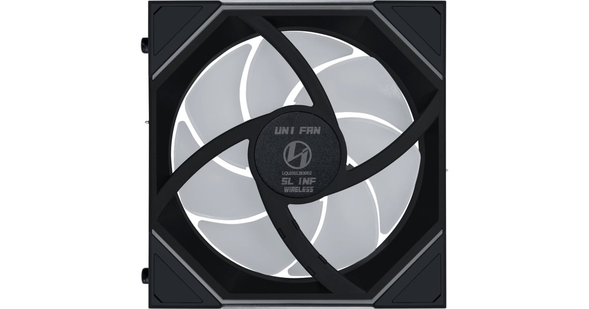 Lian LiUNI FAN SL-INFINITY 120 Wireless RGB case fan  (Zwart, 120 x 122 x 25 mm, PWM)