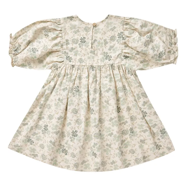 Rylee + Cru Robe Jolene Fleurie | Blanc cassé