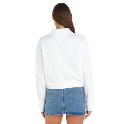 Polo à manches longues femme Tjw Rlxadge Rugby TOMMY HILFIGER