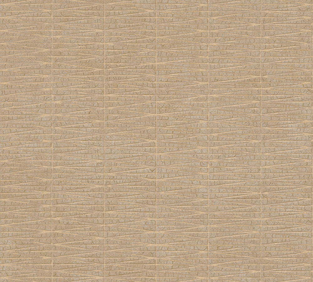 A.S. Creation Vliestapete - braun-metallic - Struktur - 10 Meter