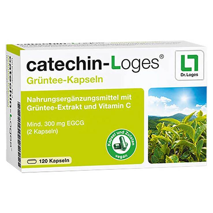 Catechin-Loges Grüntee-Kapseln, 120 St