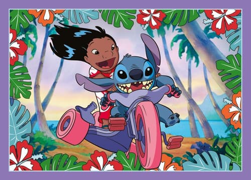 Puzzle Disney Lilo & Stitch 4 in 1 285x205mm
