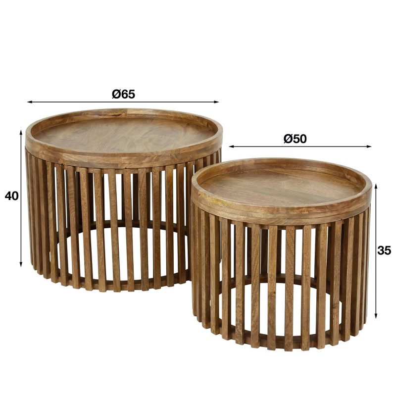 Salontafel Uithoorn - set van 2