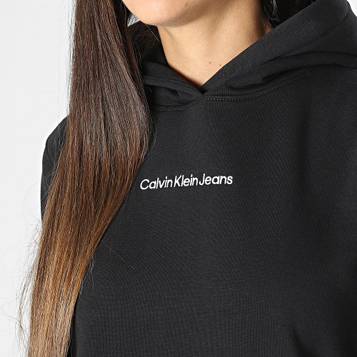 Sweat Capuche Femme Institutional Regular 1066 Noir