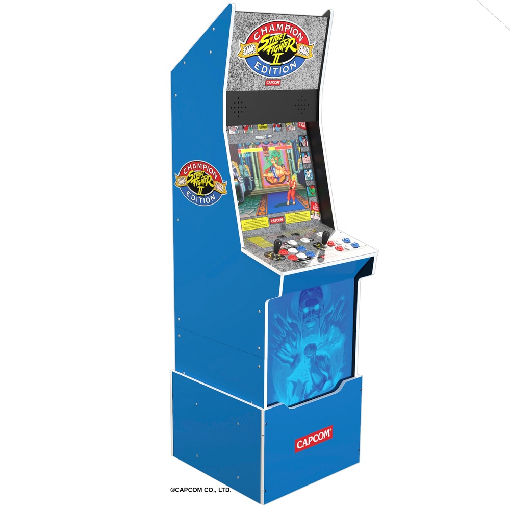 Arcade1Up Street Fighter 2 Capcom Legacy Championship Edition Automat (12 Spiele)