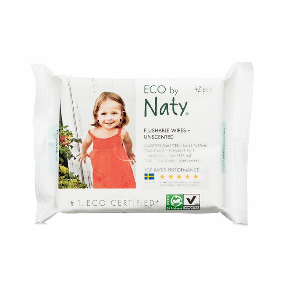 Naty Billendoekjes Doorspoelbaar42 stuks