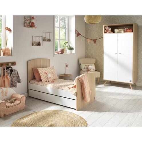 Little Big Bed 70x140 cm ACCESS Blanc Bois - SAUTHON