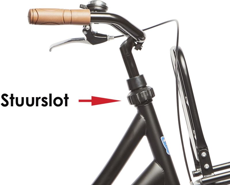 Antilope - Mini Cargo Transport - Meisjesfiets - Matzwart - 22 Inch