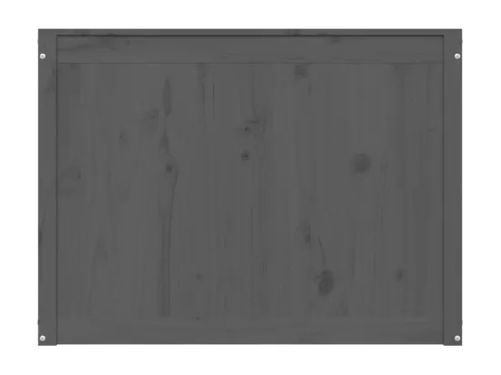 Boîte à linge Gris 88,5x44x66 Bois massif de pin