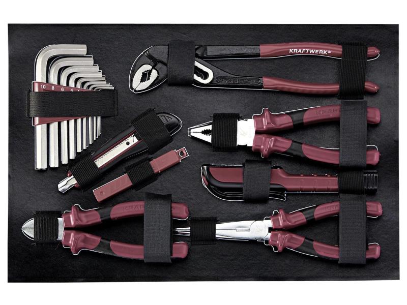 Kraftwerk Werkzeugkoffer Profi-Alu KW PB 123-teilig Profi-Alu-Werkzeugkoffer