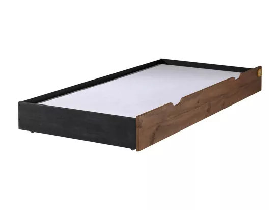 TCHAD - Chambre 90x200cm avec Sommier + Armoire 2 Portes