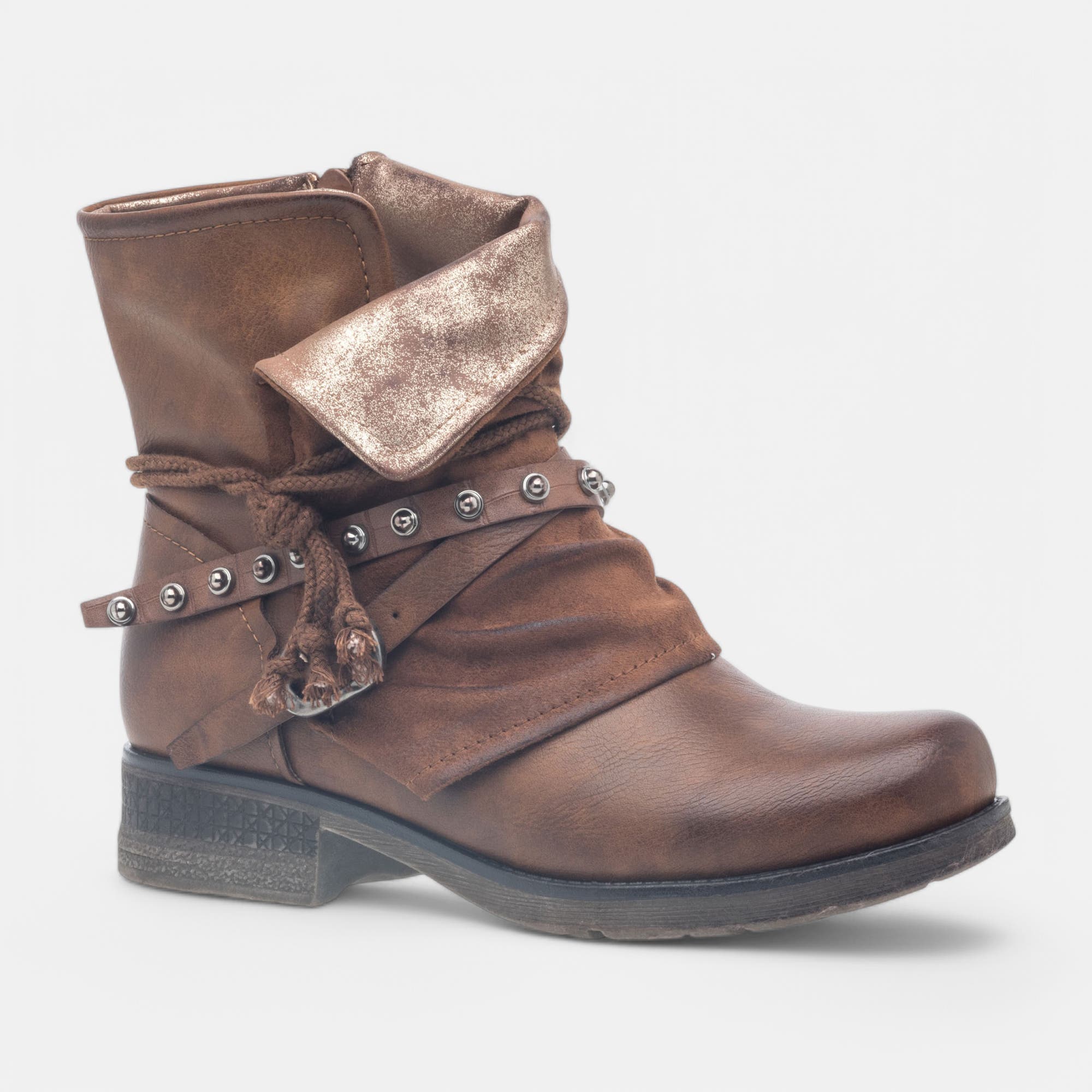 Bottines Femme camel