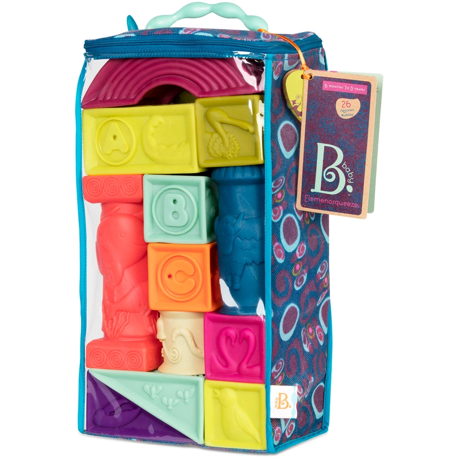 B.TOYS B. Elemenosqueeze Bauklötze 1