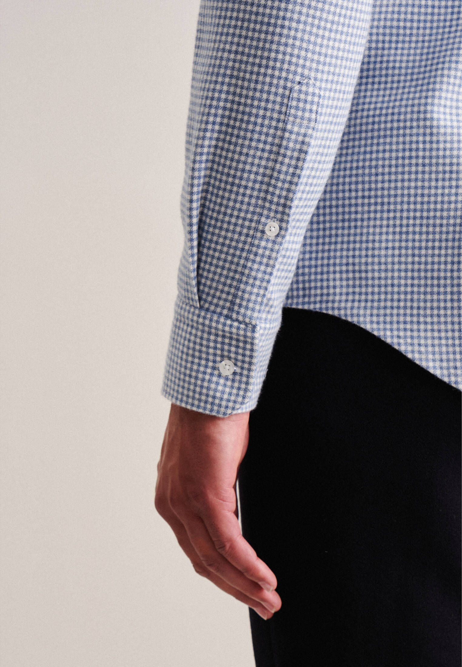 Seidensticker| Herren Flanellhemd Slim