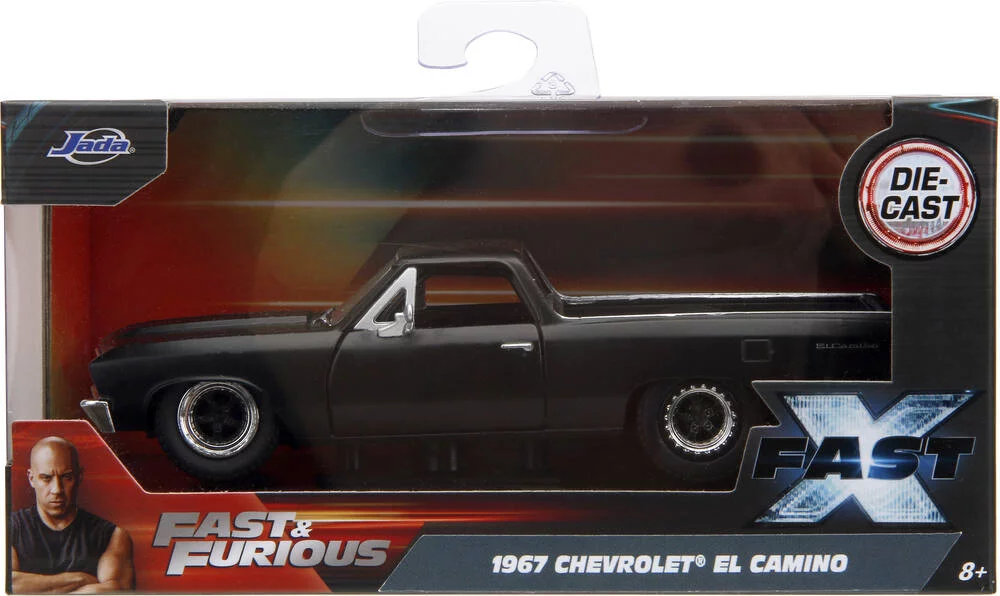 FAST AND FURIOUS 10 - VOITURE 1:32 CHEVROLET EL CAMINO 1967