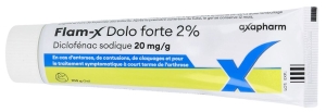 FLAM-X Dolo forte Gel 2%, 100 g